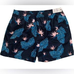 NEW SIZE 3XT Big Man  Roundtree & Yorke Shorts Swim Trunks Dk Navy   MSRP $70